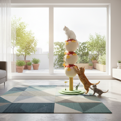 Griffoir pour chat en forme de poisson