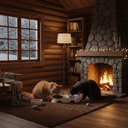 Double Bol avec Support