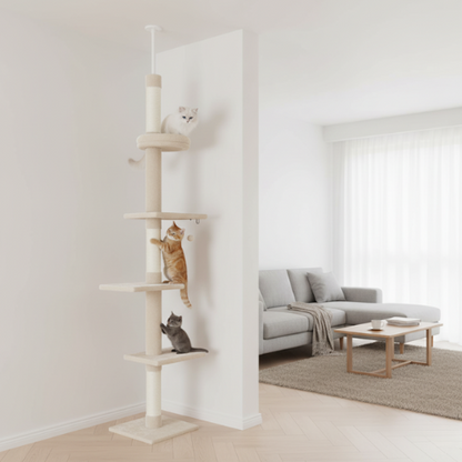 Arbre à chat vertical réglable