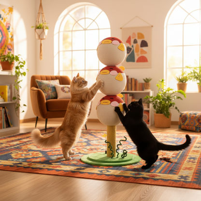 Griffoir pour chat en forme de poisson