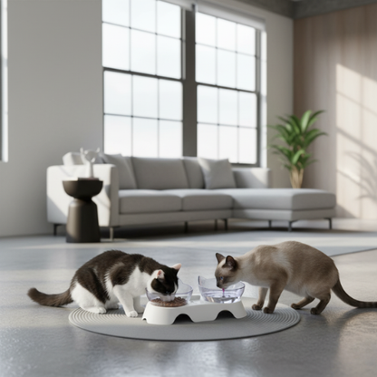 Double Bol avec Support