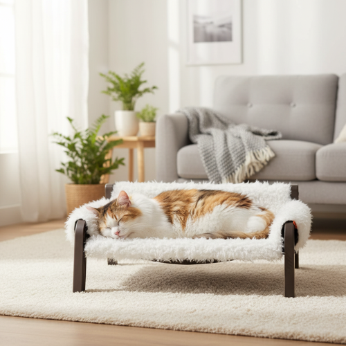 Lit surélevé pour chat