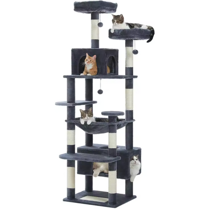 Arbre à chat d’intérieur multi-niveaux