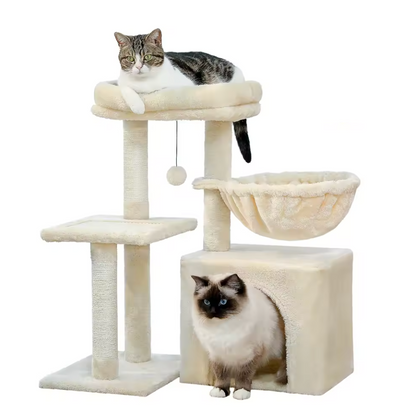 Arbre à chat trois niveaux