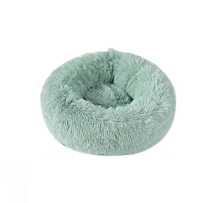 Panier en peluche rond