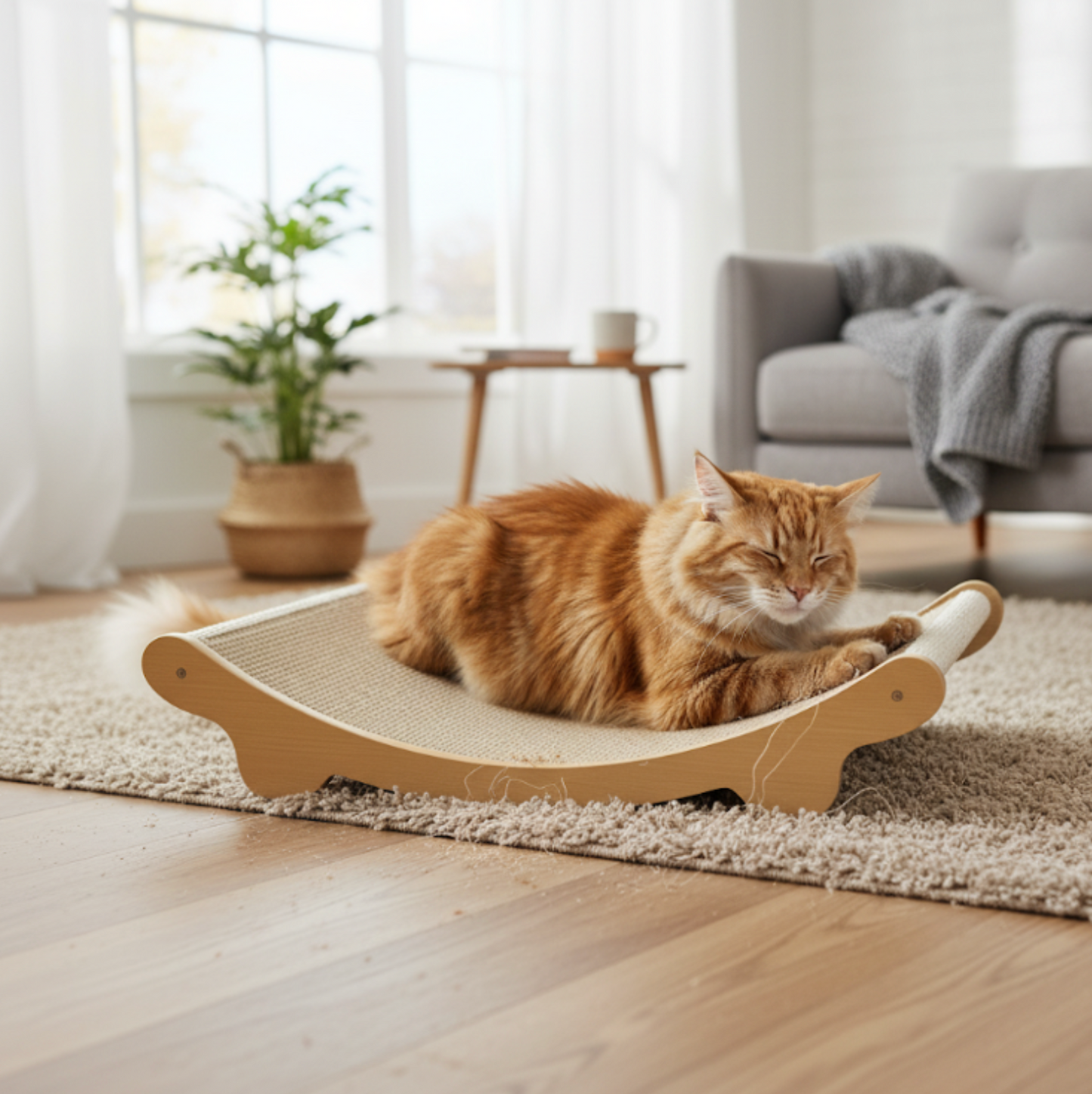 Griffoirs en bois avec lit intégré