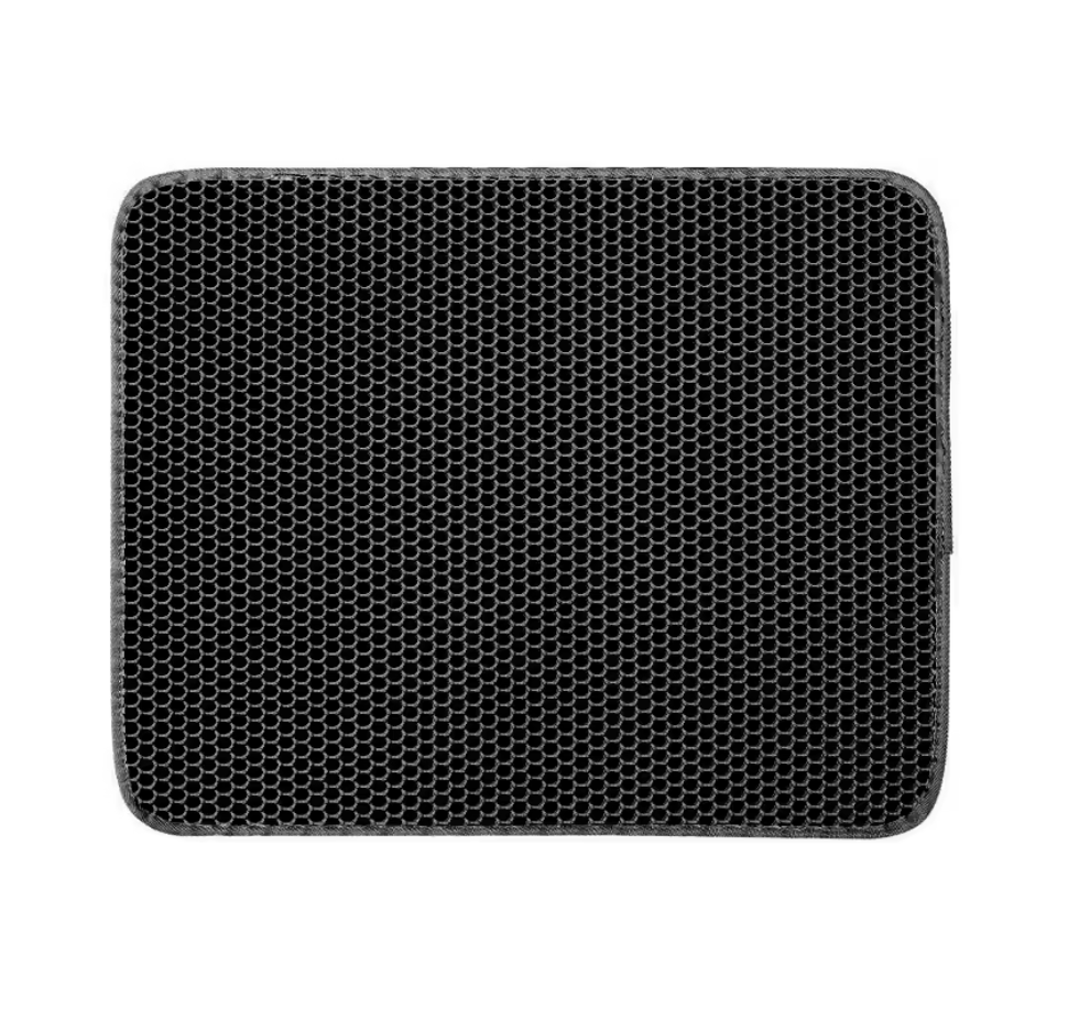 Tapis double couche pour litière