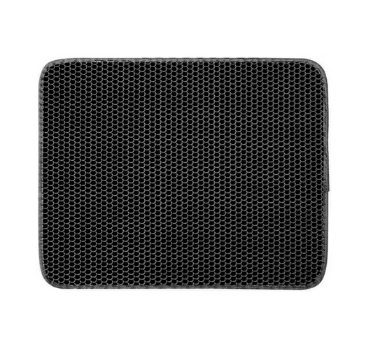 Tapis double couche pour litière