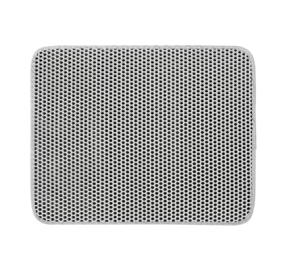 Tapis double couche pour litière