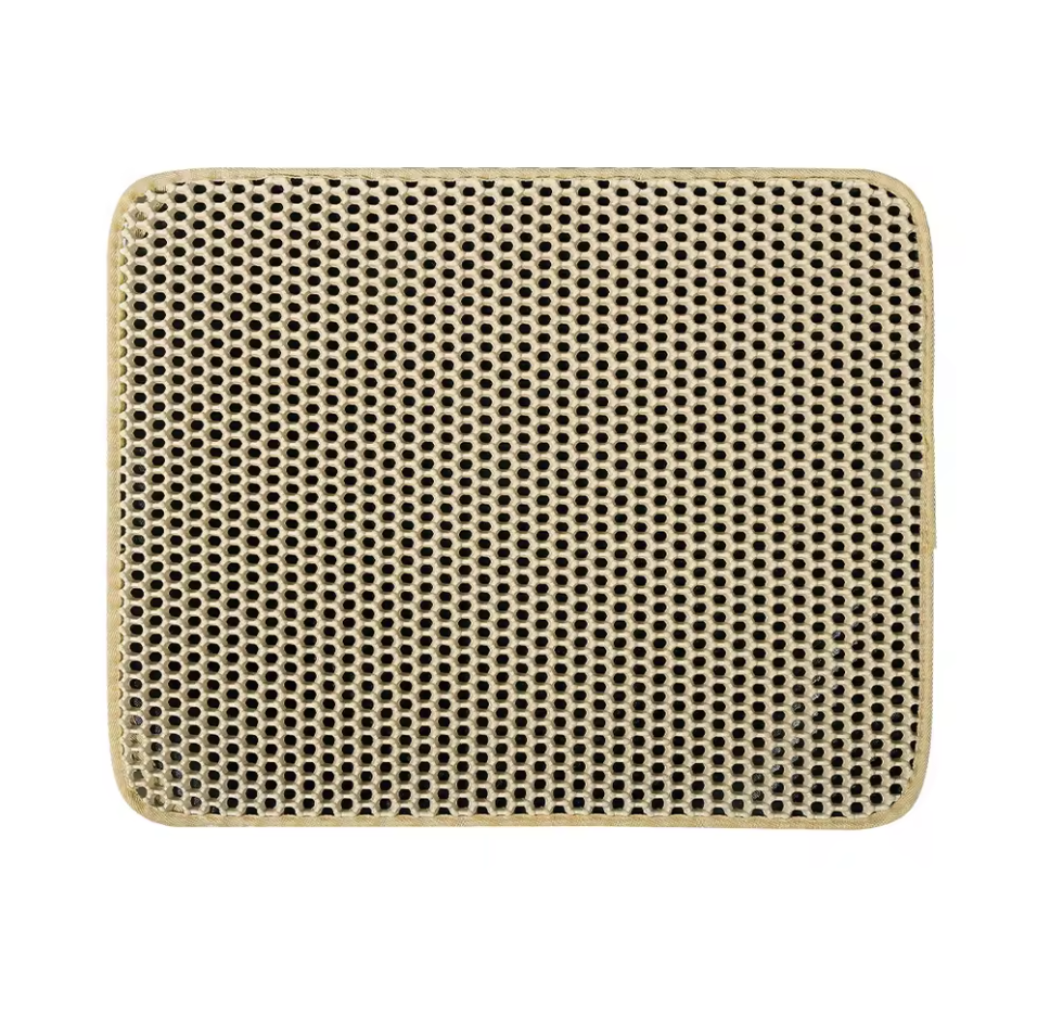 Tapis double couche pour litière