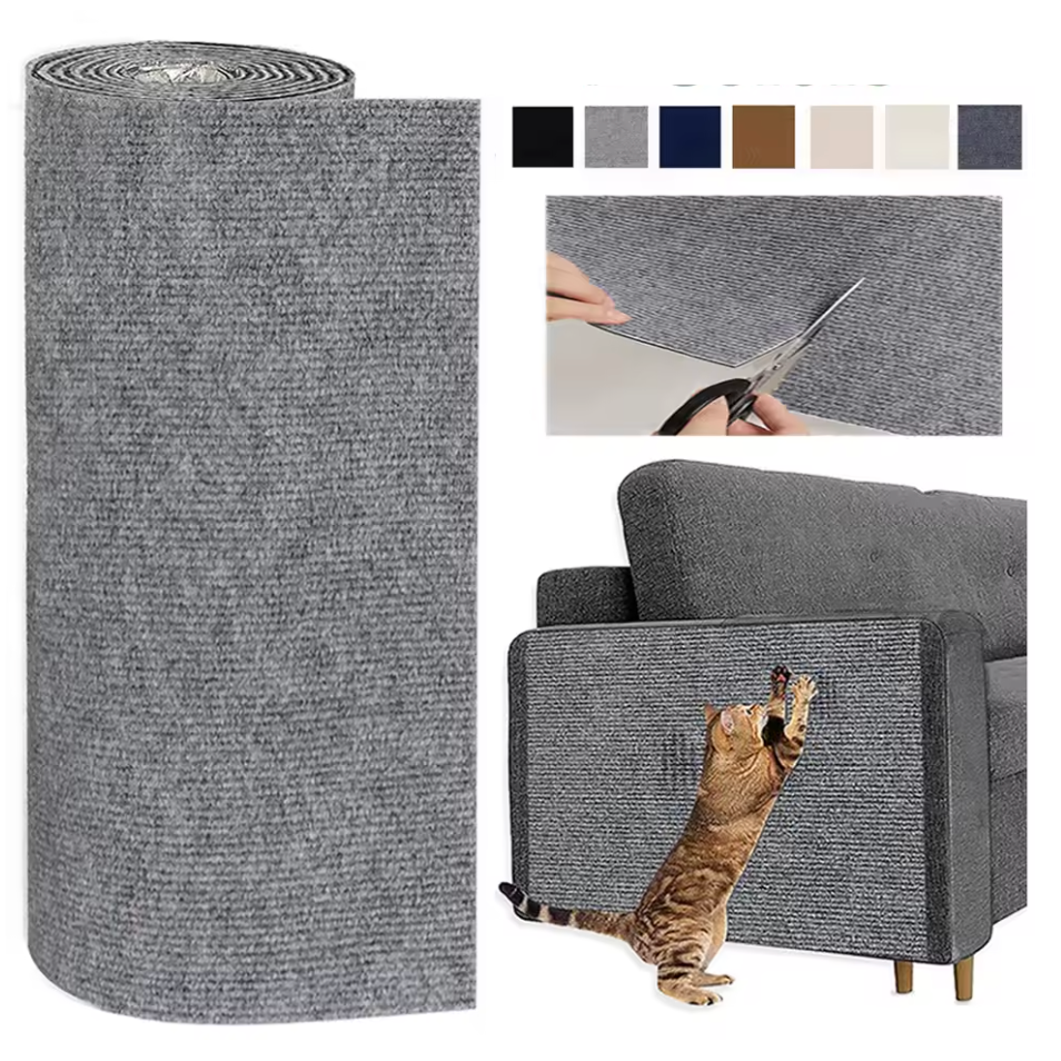 Tapis de protection et griffoir pour canapé