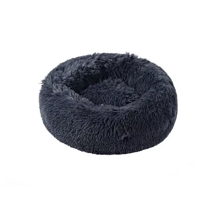 Panier en peluche rond