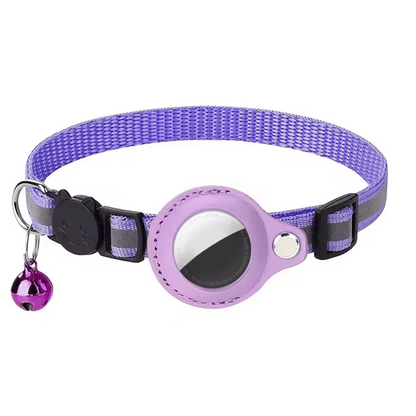 Collier réfléchissant avec support pour traceur