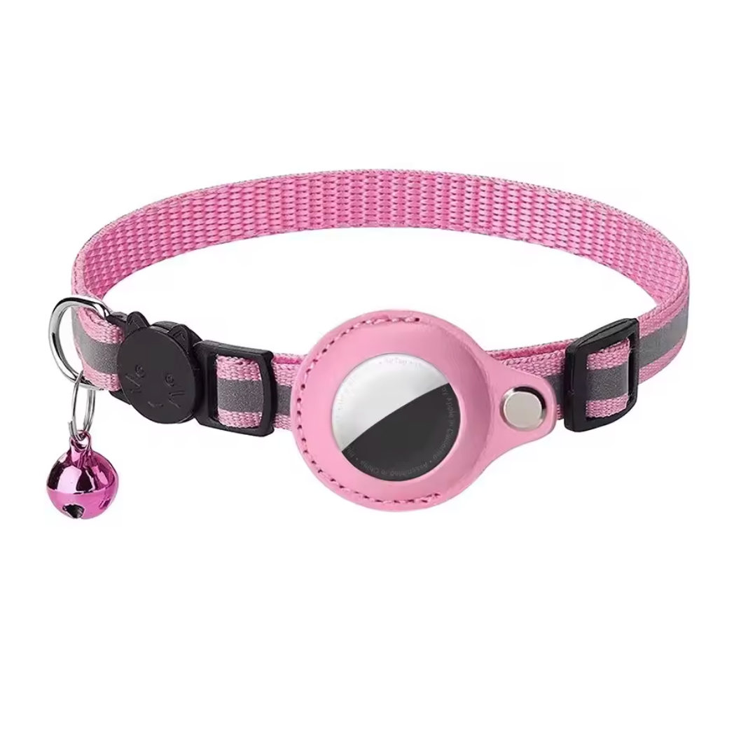 Collier réfléchissant avec support pour traceur