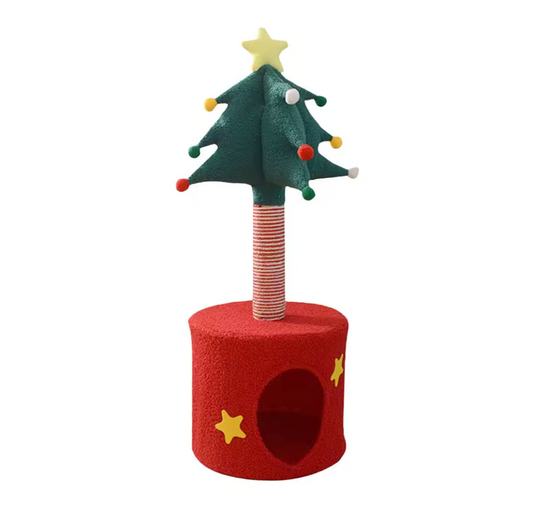 Arbre à chat sapin de Noël