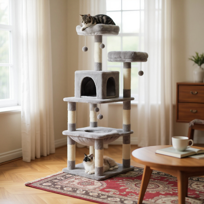 Arbre à chat d’intérieur multi-niveaux