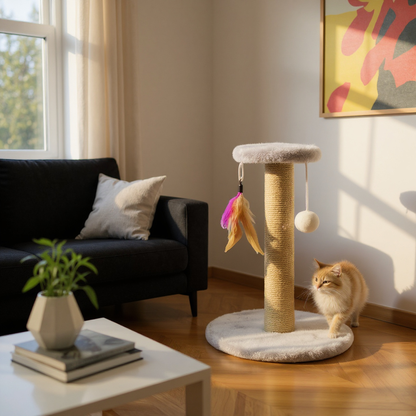 Griffoirs pour chat en sisal avec jouets