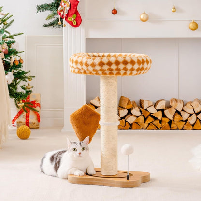 Griffoir pour chat avec lit