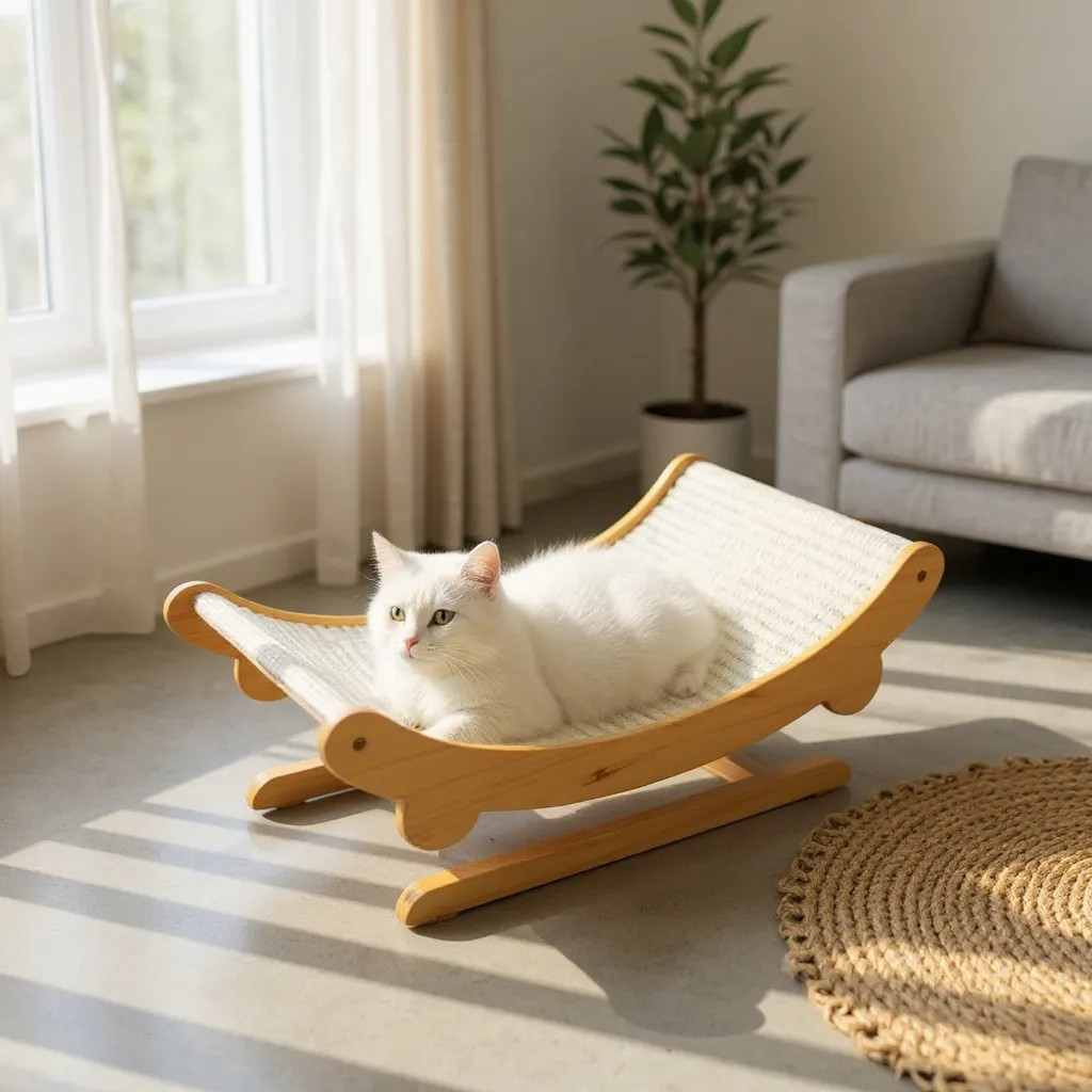 Griffoirs en bois avec lit intégré